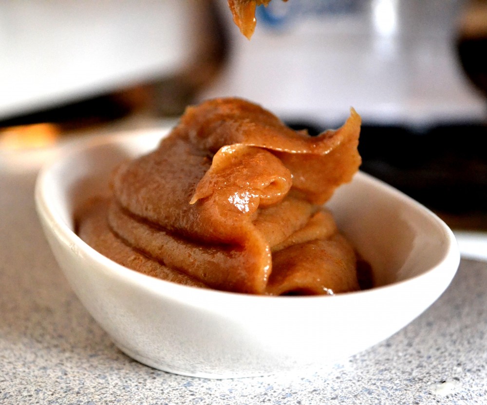 Banana Sorbet with Beurre NoisetteDate Sauce Vegan Daughter Paleo