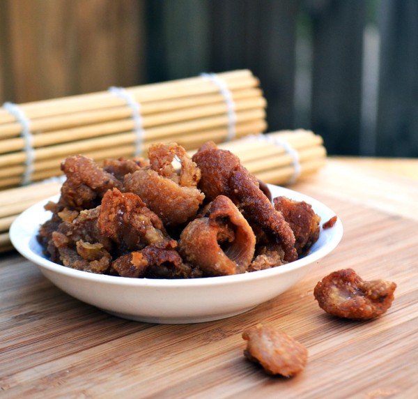 Crispy Duck Skin Cracklins – Vegan Daughter Paleo Son @ justonetable.com